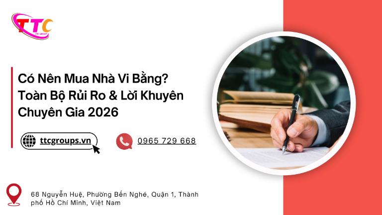 Có Nên Mua Nhà Vi Bằng? Toàn Bộ Rủi Ro & Lời Khuyên Chuyên Gia 2026